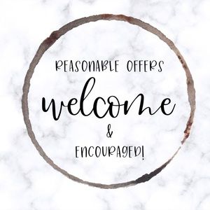 Reasonable offers welcome!